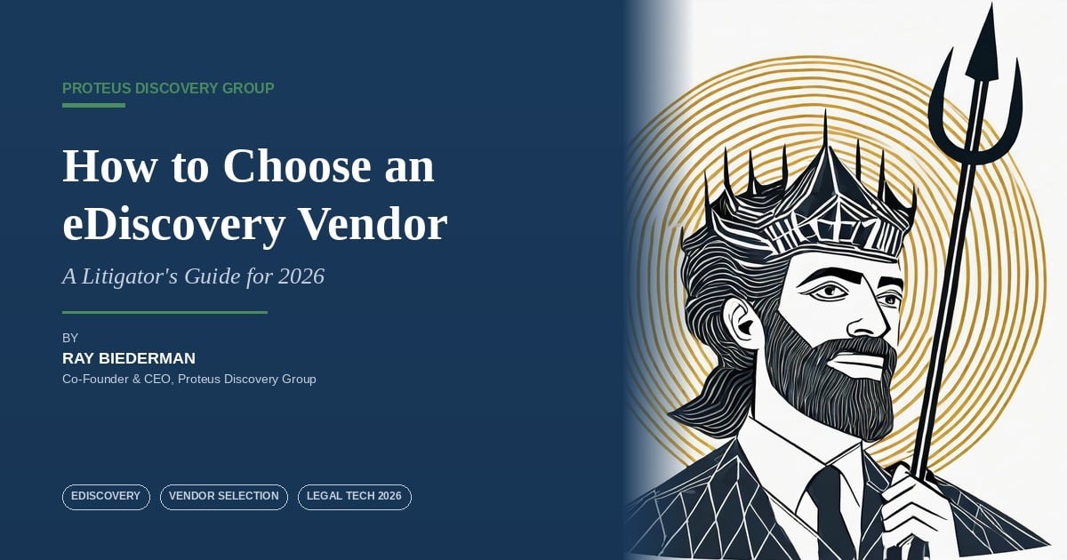 litigator led eDiscovery